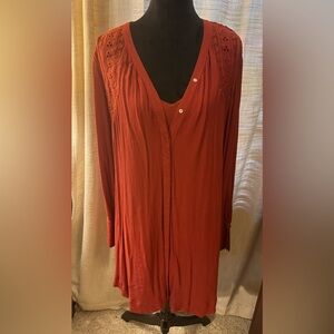 Free People Red Women's Dress